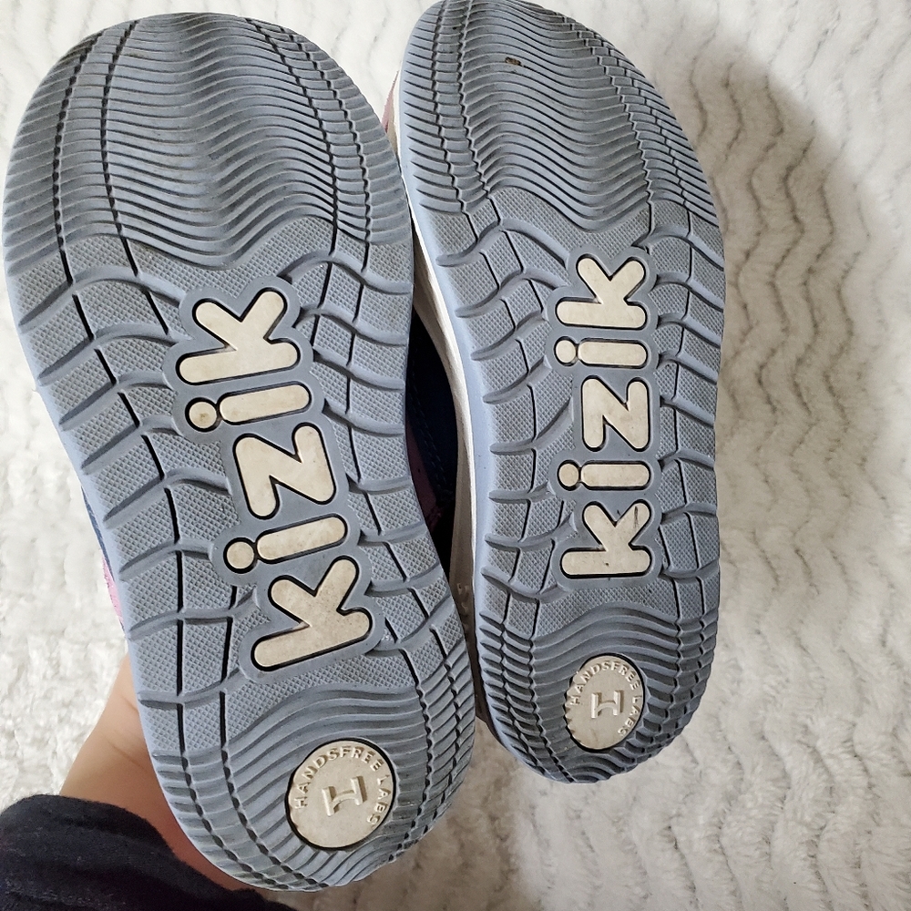 kizik kids shoes Girl Size 11 Pink Purple Sneakers - Picture 4 of 5